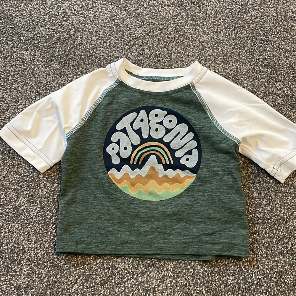 Patagonia capilene SPF 50+ tshirt 3-6 months